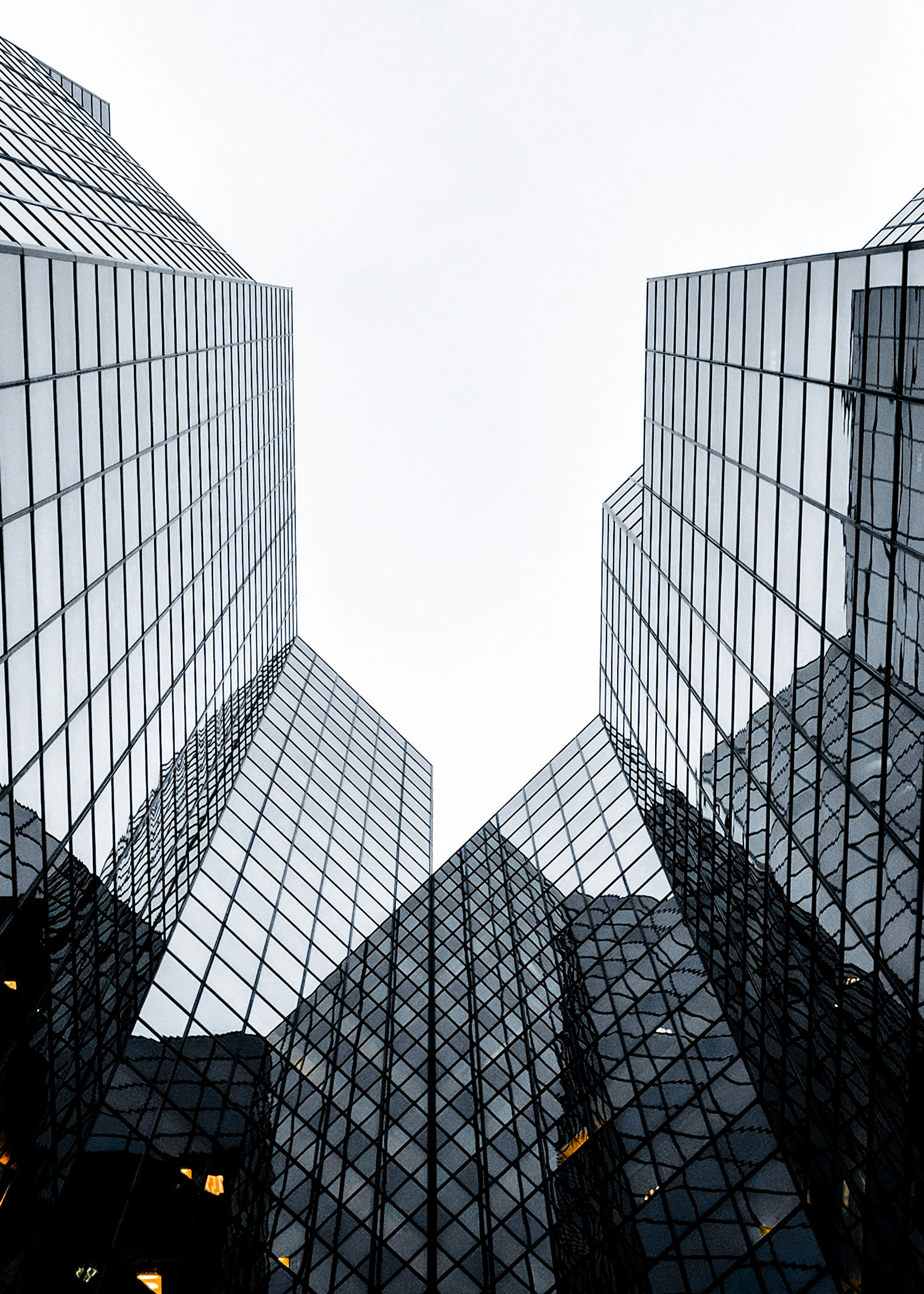 Modern office buildings
